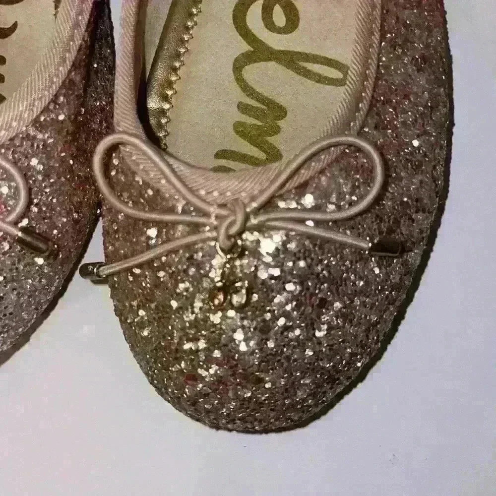 Sam Edelman little girls glitter‎ flat